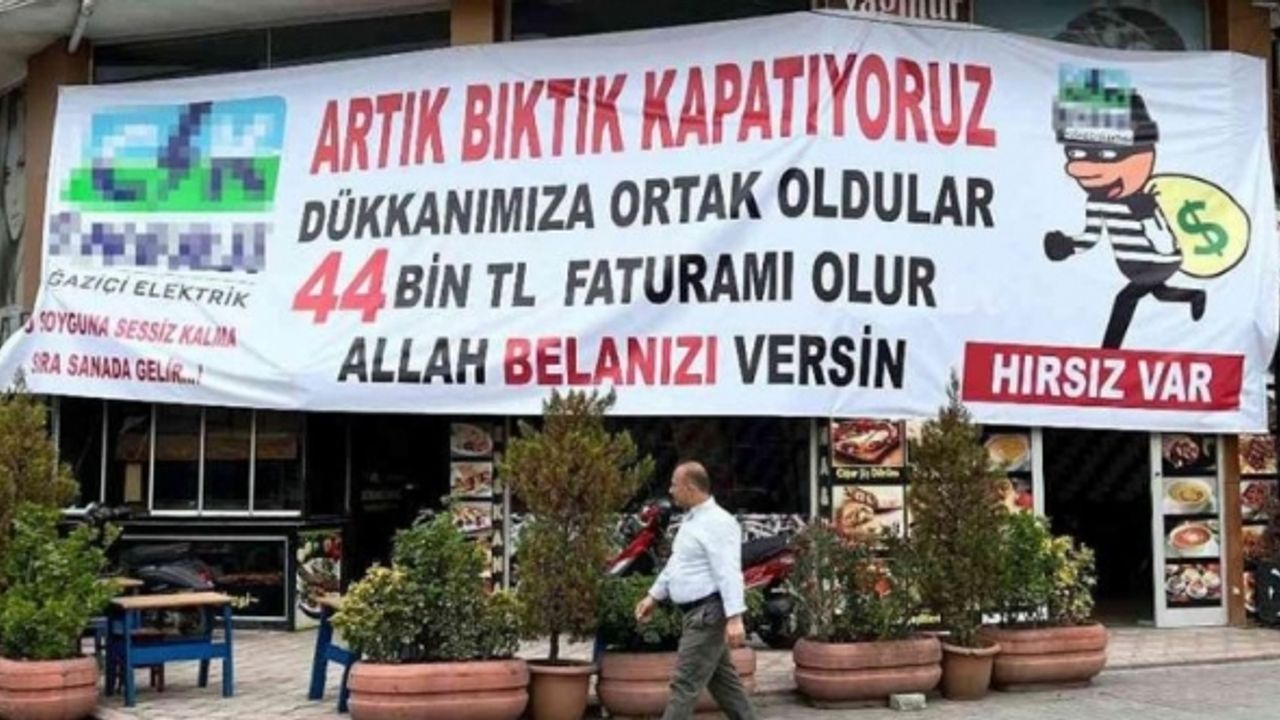 Elektrik faturası esnafa dükkanını kapattırdı: Hırsız var!