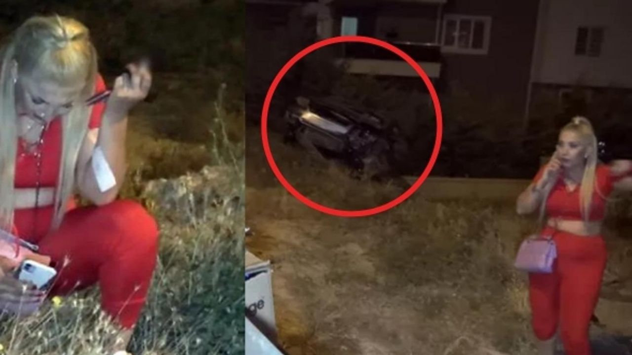 Şarampole düştü: İlk yaptığı şey arkadaşını arayıp olayı anlatmak oldu