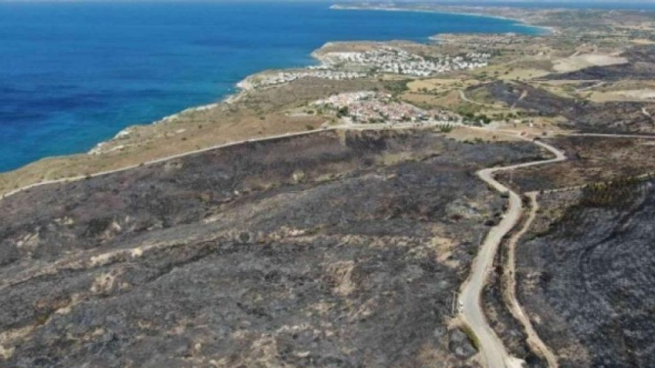 Çeşme'deki yangının yarattığı tahribat ortaya çıktı
