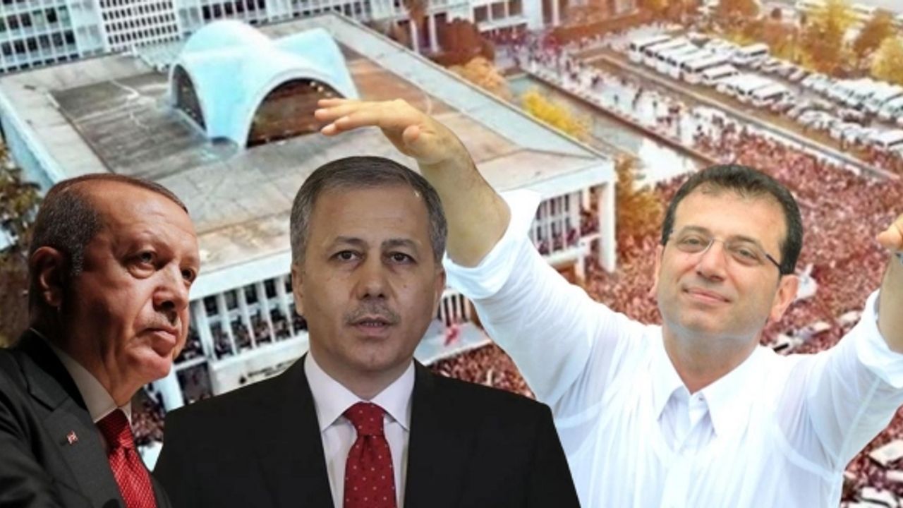İstanbul Valisi, Erdoğan'ın mitinginde İmamoğlu propagandası yaptı
