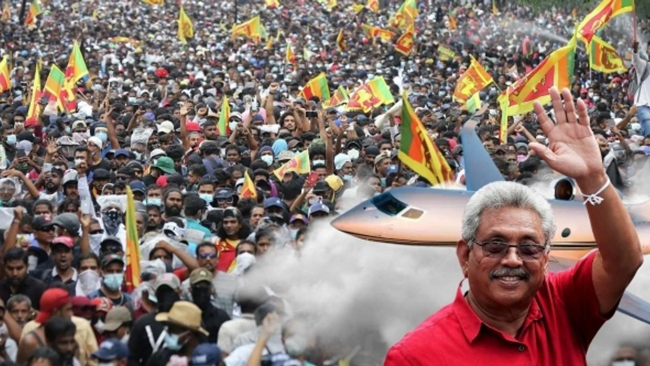 Maldivler'e kaçan Sri Lanka Devlet Başkanı'nın yeni kaçış rotası belli oldu