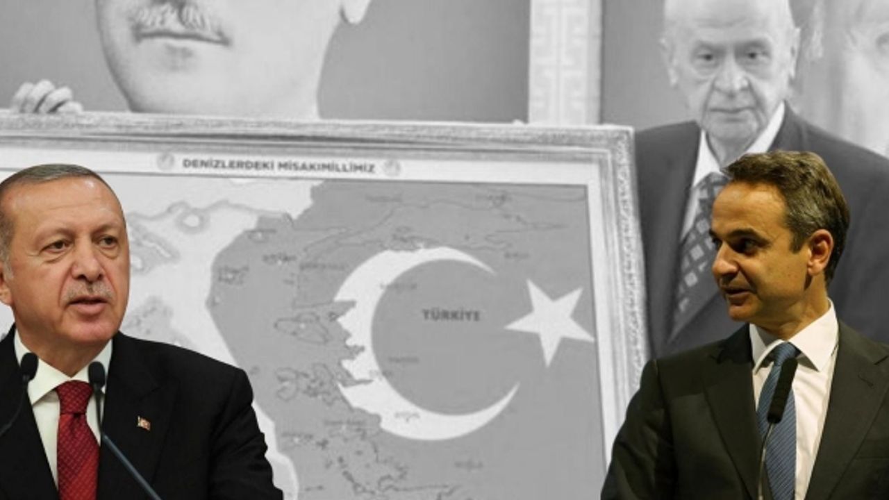 Miçotakis'ten Erdoğan'a 'harita' tepkisi: Küçük ortağının maskaralıklarıyla ilgili kararını ver