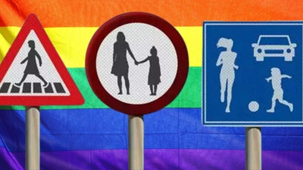 Trafik levhalarına LGBTİ bireyler de ekleniyor
