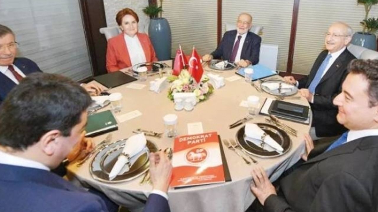 Altılı masadan, son toplantı öncesi ‘Hep Birlikte Güzel Yarınlara’ paylaşımı