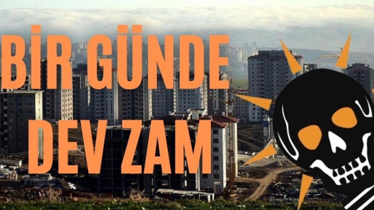 AKP 'yüzyılın konut projesi' demişti: Yüzyılın zam projesi oldu!