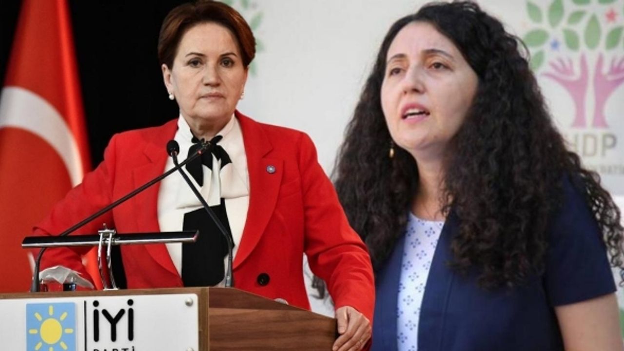 Akşener'in açıklamaları sonrası HDP resti çekti: Çok sert açıklama