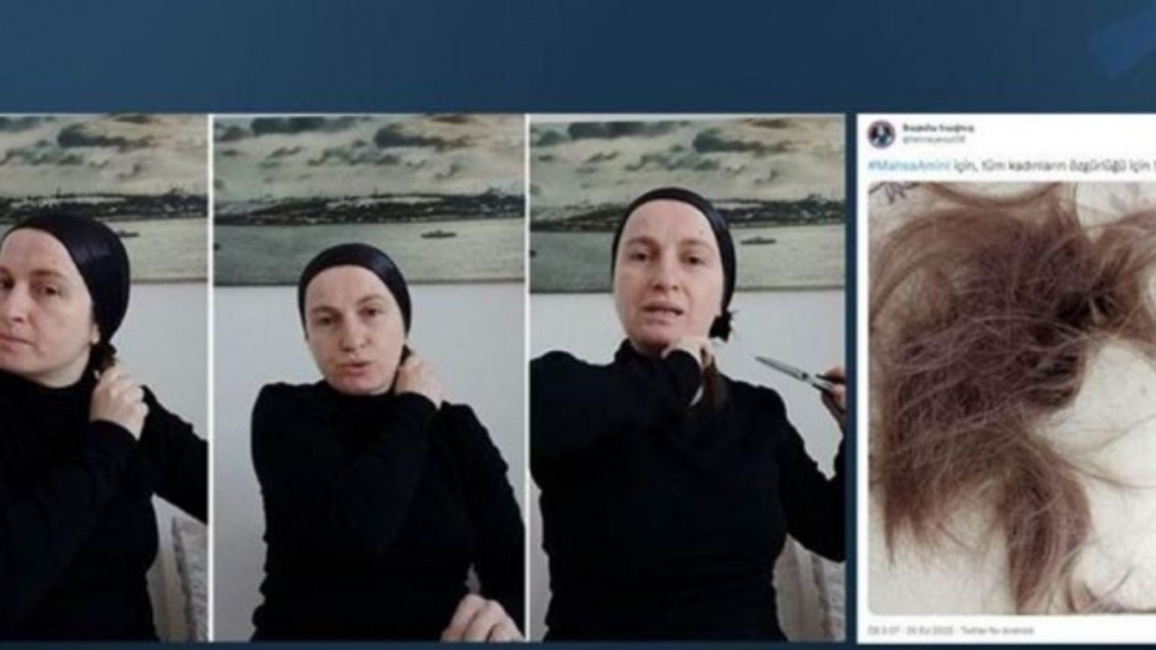 İlahiyatçı yazar, Mahsa Amini için saçlarını kesti