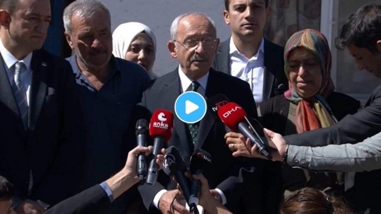 Kılıçdaroğlu IŞİD’in yakarak öldürdüğü Er Fethi Şahin’in evinde