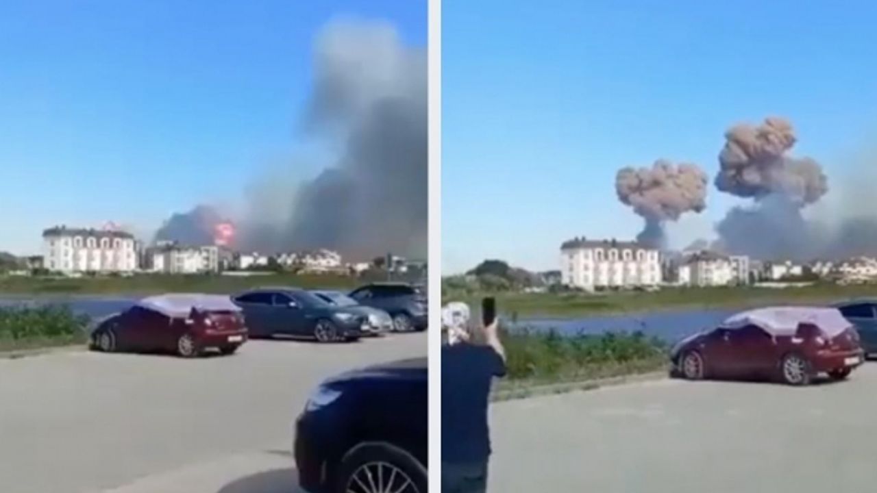 Rusya'nın Rostov bölgesinde birçok kentten duyulan patlama