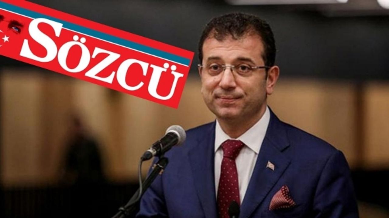 Sözcü'den Ekrem İmamoğlu'na sansür!