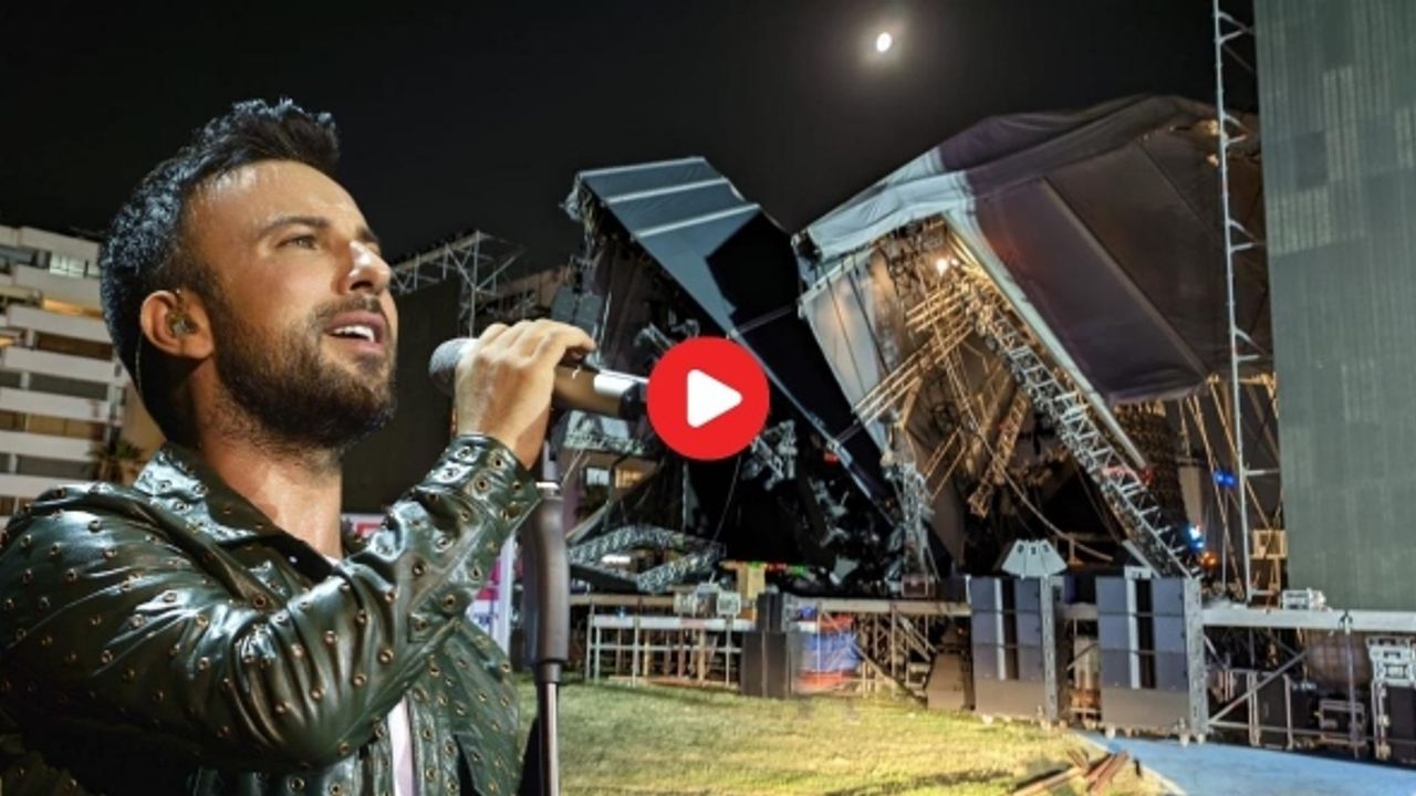 Tarkan'ın konser vereceği sahne çöktü: Yaralılar var!