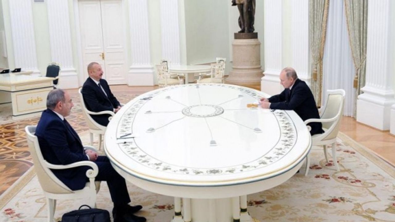 Aliyev ve Paşinyan, Putin'le görüşmek üzere Rusya'da