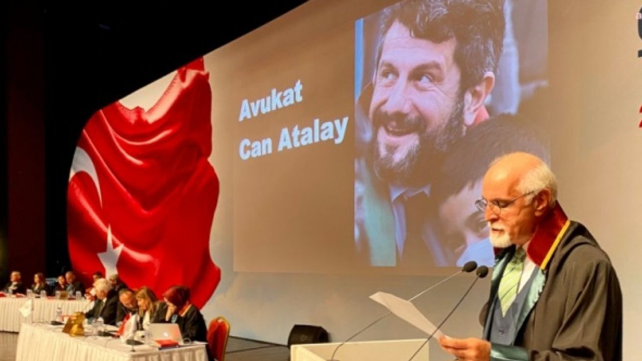 Can Atalay'dan İstanbul Barosu Genel Kurulu'na mesaj: Kahrolsun istibdat yaşasın hürriyet