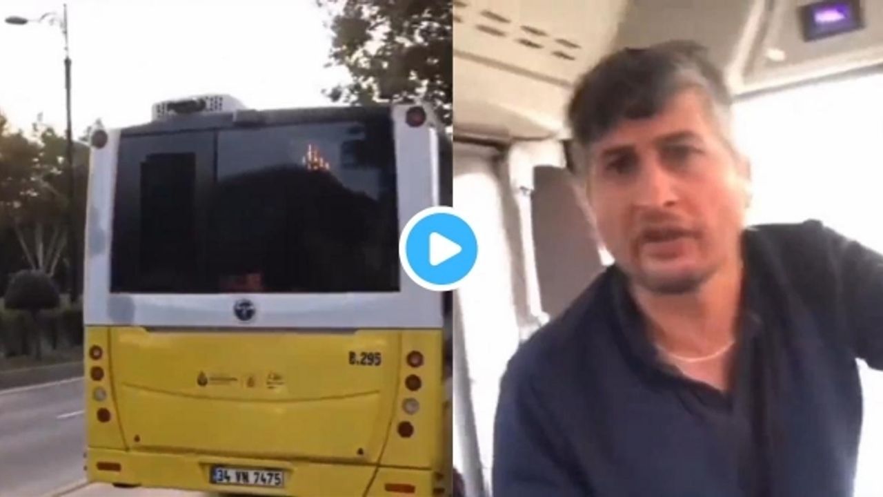 İETT şoförü yolcuyu darbedip otobüsten attı