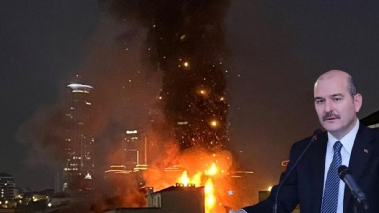 Kadıköy'deki patlamaya ilişkin Soylu'dan açıklama