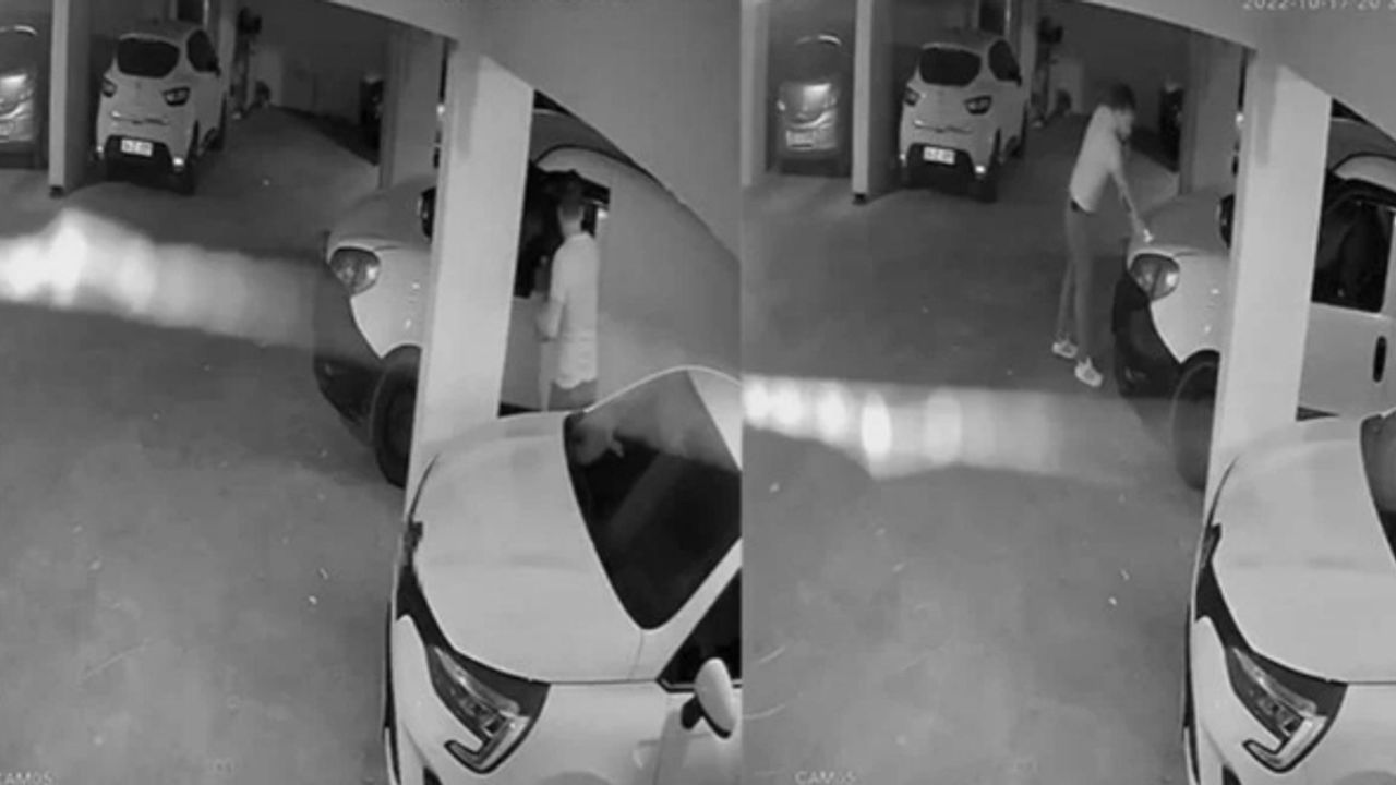 Komşuların park kavgası: Aracı kapalı otoparkta benzinle yaktı!
