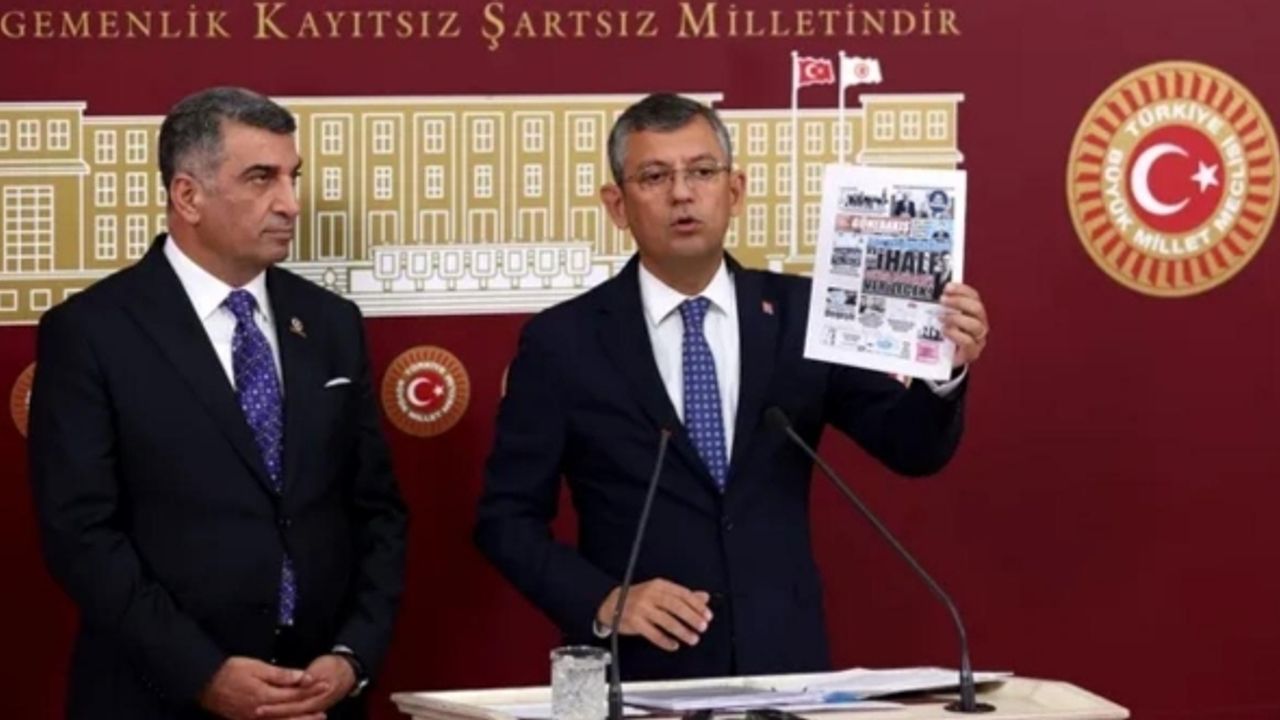 Özgür Özel: Cumhuriyet tarihinin ihaleyle yapılacak en büyük yolsuzluğu ile karşı karşıyayız