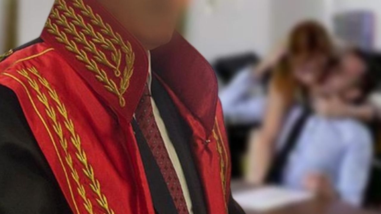 'Yargıtay üyesi makamında cinsel ilişkiye girerken yakalandı'