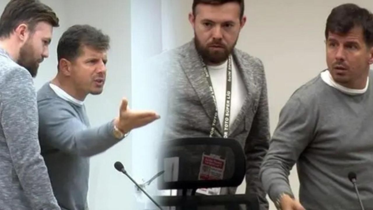 Emre Belözoğlu gazetecilere bağırarak toplantıyı terk etti