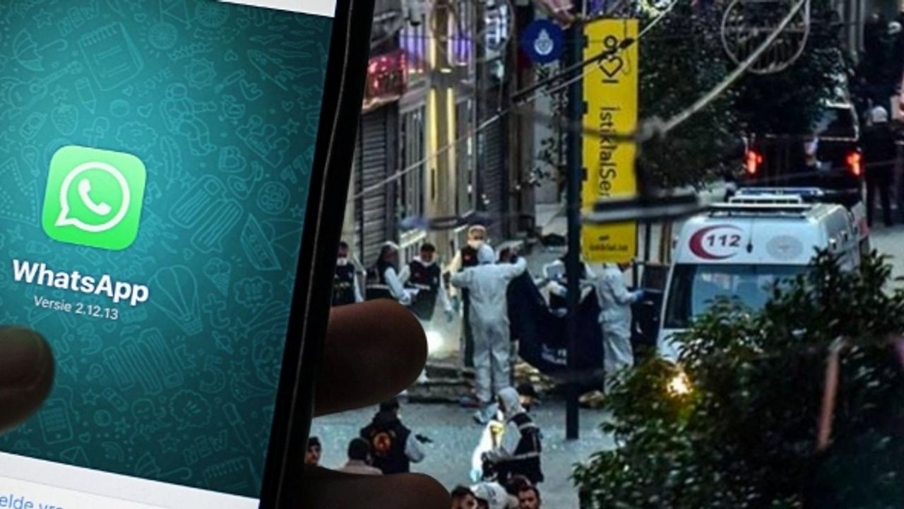 'İstiklal Caddesi’ndeki bombalı saldırı düzenleyenlerin WhatsApp yazışmaları ortaya çıktı'
