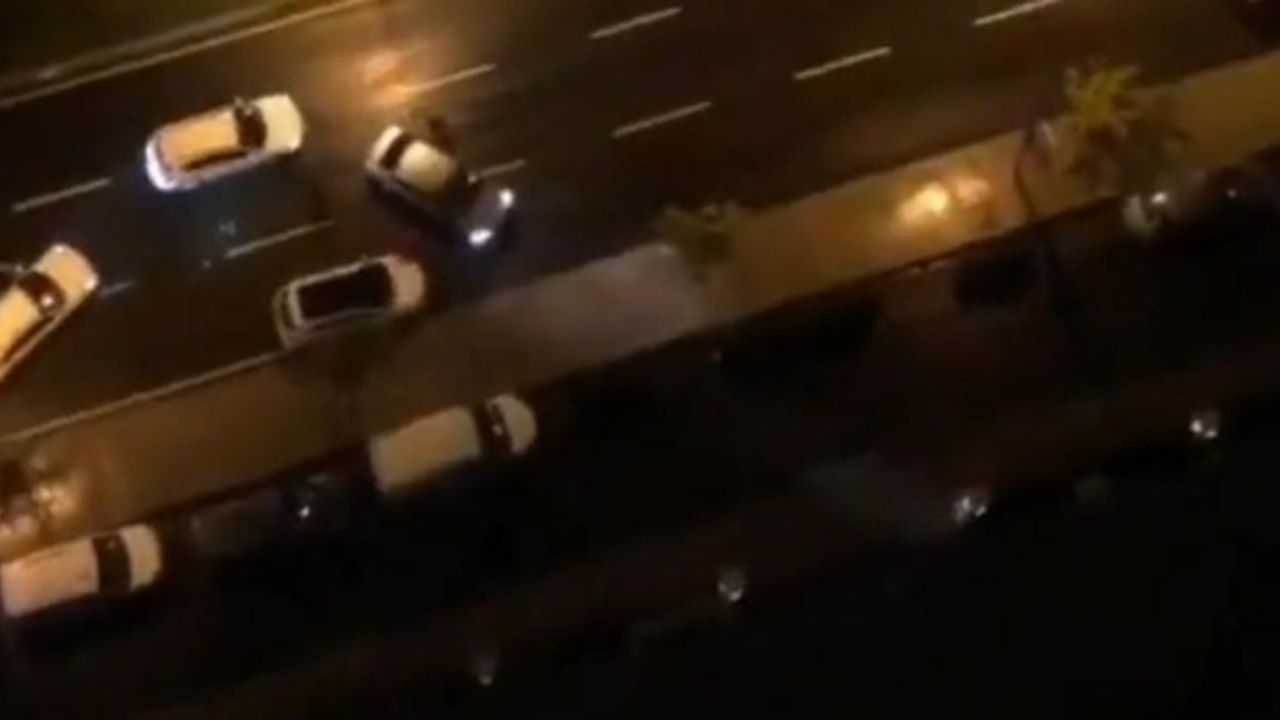 Poligon değil İstanbul sokakları:  Önünü kesip çapraz ateşe aldılar