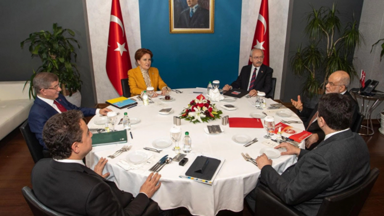 Altılı Masa aday belirleme sürecine giriyor