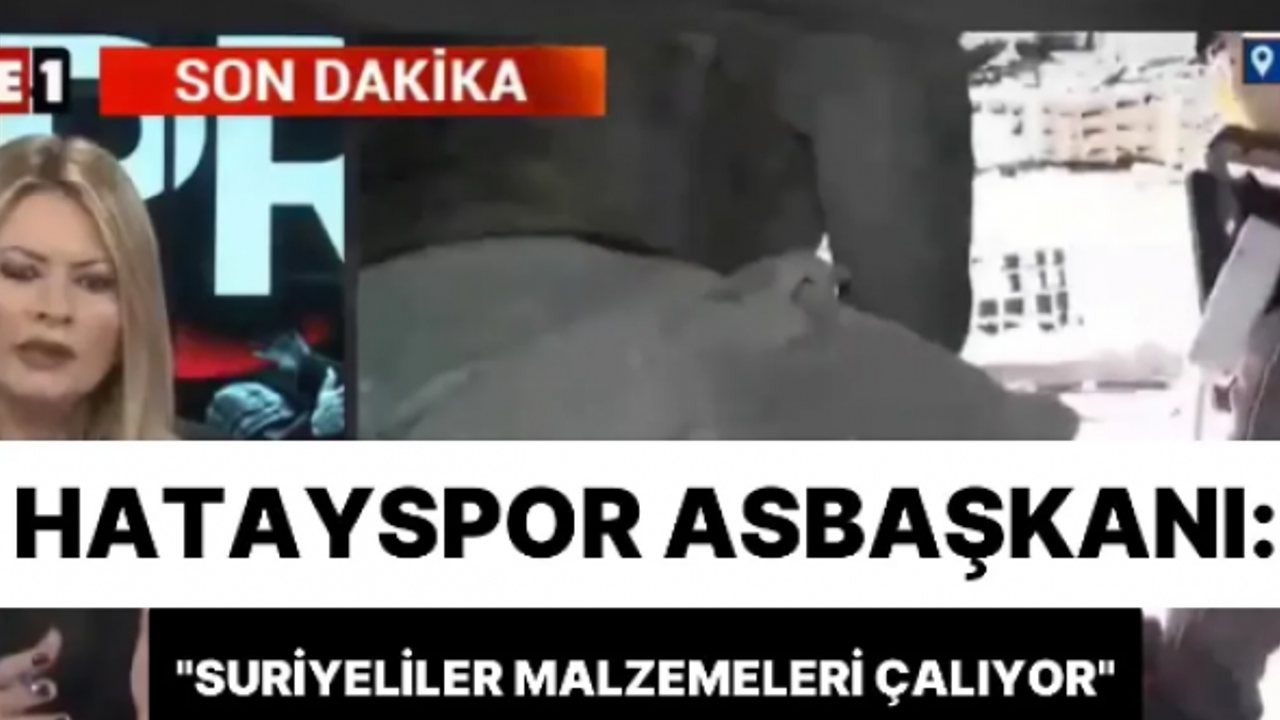 Hatayspor Asbaşkanı: Suriyeliler tehditle elimizdekini alıyor!