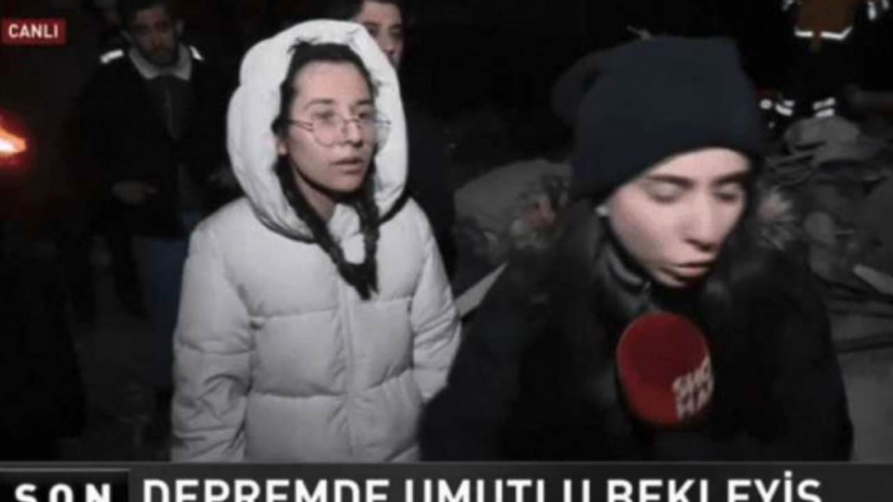 Show Tv muhabiri depremzedenin sözünü kesti