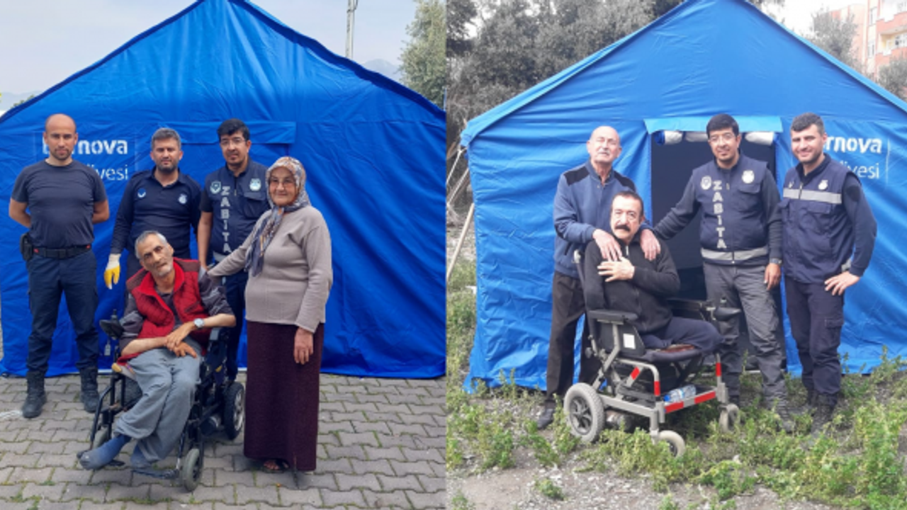Hataylı engelliler, depremin 25’inci gününde Bornova formülüyle hayata tutunuyor