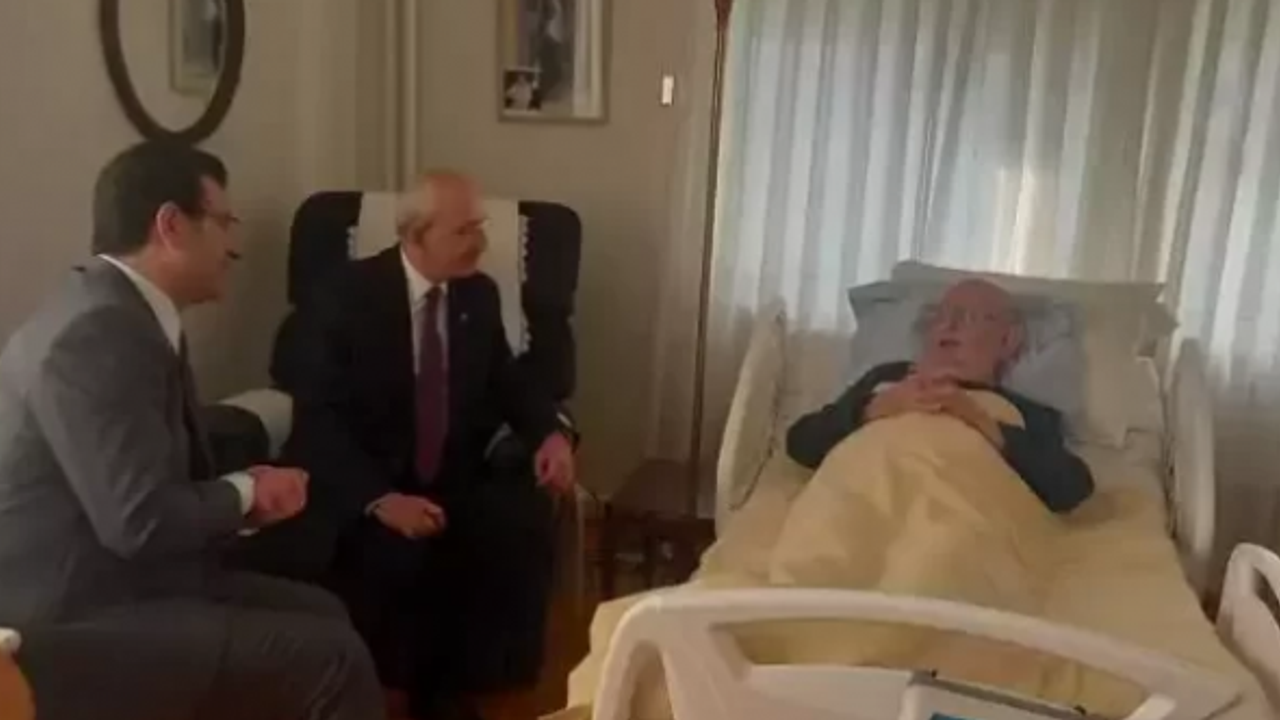 Kemal Kılıçdaroğlu, Hüsamettin Cindoruk'u ziyaret etti