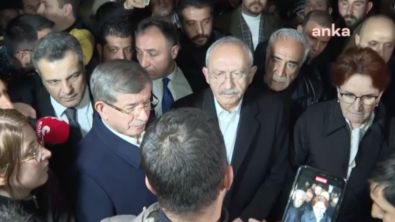 "Sırf siz geleceksiniz diye Süleyman Soylu az önce gelip, talimat verdi, buraya kamyonları yığdı"