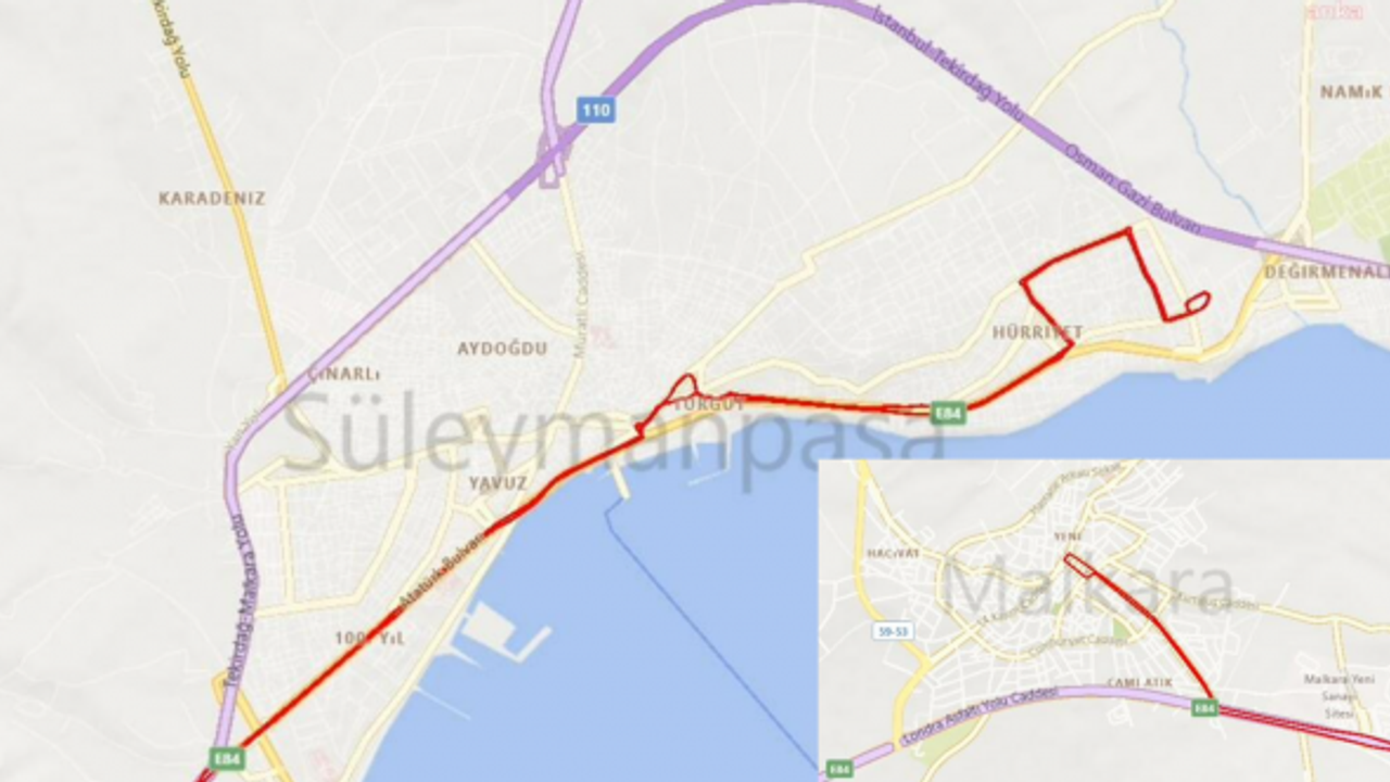 Tekirdağ'da Süleymanpaşa-Malkara arası otobüs seferleri başlıyor