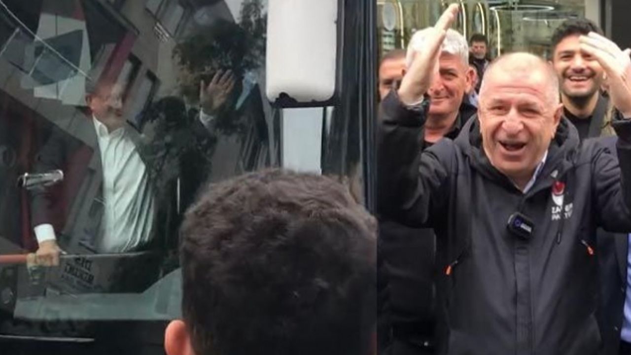 Ümit Özdağ ve Ahmet Davutoğlu Konya'da karşılaştı