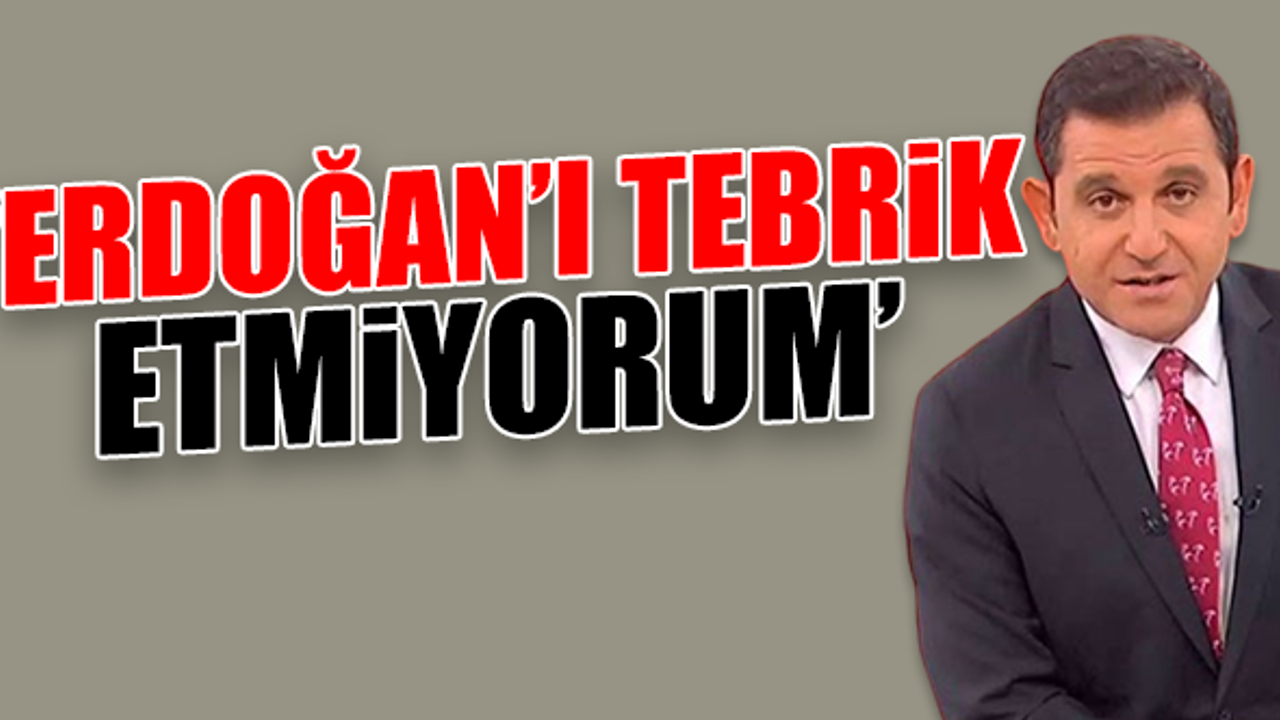Fatih Portakal'dan dikkat çeken paylaşım