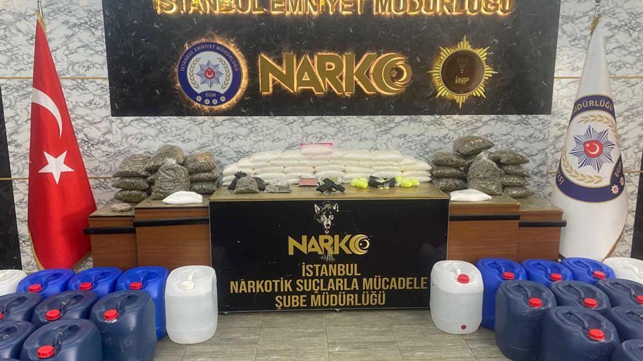 İstanbul’da 605 kilo uyuşturucu ele geçirildi