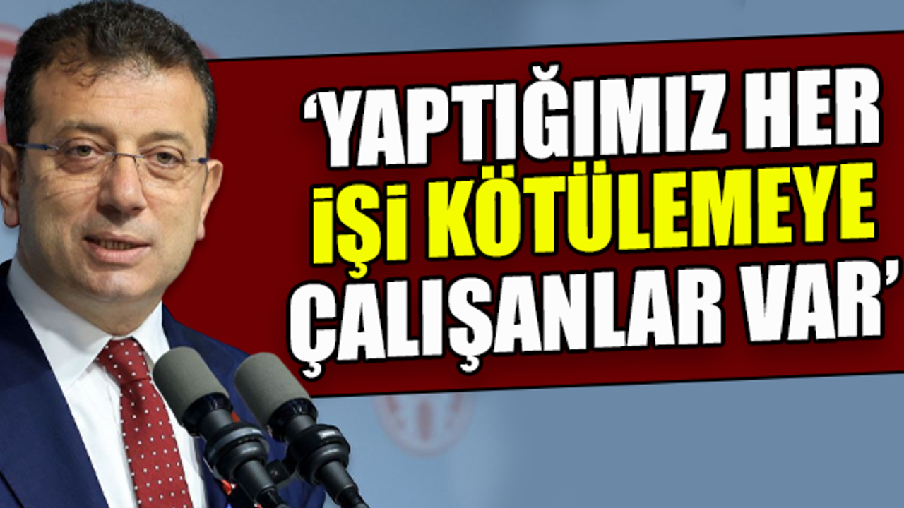 İmamoğlu: '300 günde 300 proje' sürecini bitirdik