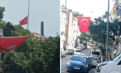 Selimiye Kışlası'nda bayrak yarıya mı indirildi?