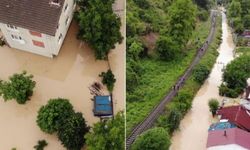 Zonguldak'ta bir mahalle sular altında kaldı