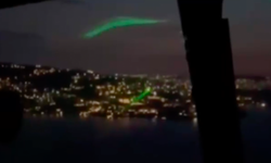 Bodrum'da bir kulübün eğlencesi: Gece görüşlü helikoptere lazer tuttular