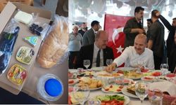 Emniyet polislere dağıtılan skandal yemeği övünerek paylaştı: CHP'den çok sert tepki geldi