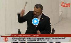 Gece Meclis karıştı: Çekiçle telefon kırdı