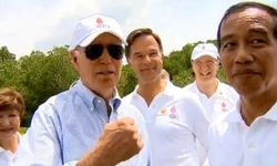 Biden'dan kameramana: Delikanlının kollara bak baldırım kadar