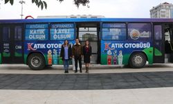 Katık Otobüsü 1 haftada 1.2 ton atık topladı