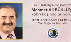 Mehmet Ali Büklü kabri başında anılacak