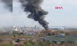 Samsun Limanı'nda atık yağ tankında patlama