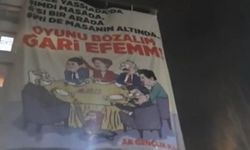 AKP'nin afişine suç duyurusu