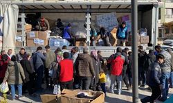 Antalya'nın yardım tırları Hatay'da