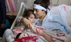 Bir bacağını kaybeden küçük İrem annesine kavuştu