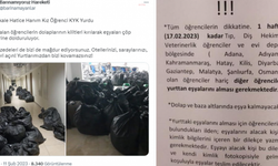 Yurtta kalan öğrencilere 'odaları boşaltın' talimatı