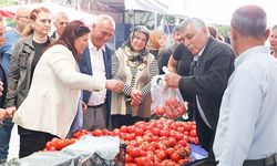 Başkan Çerçioğlu Sultanhisar Pazarı'nı ziyaret etti